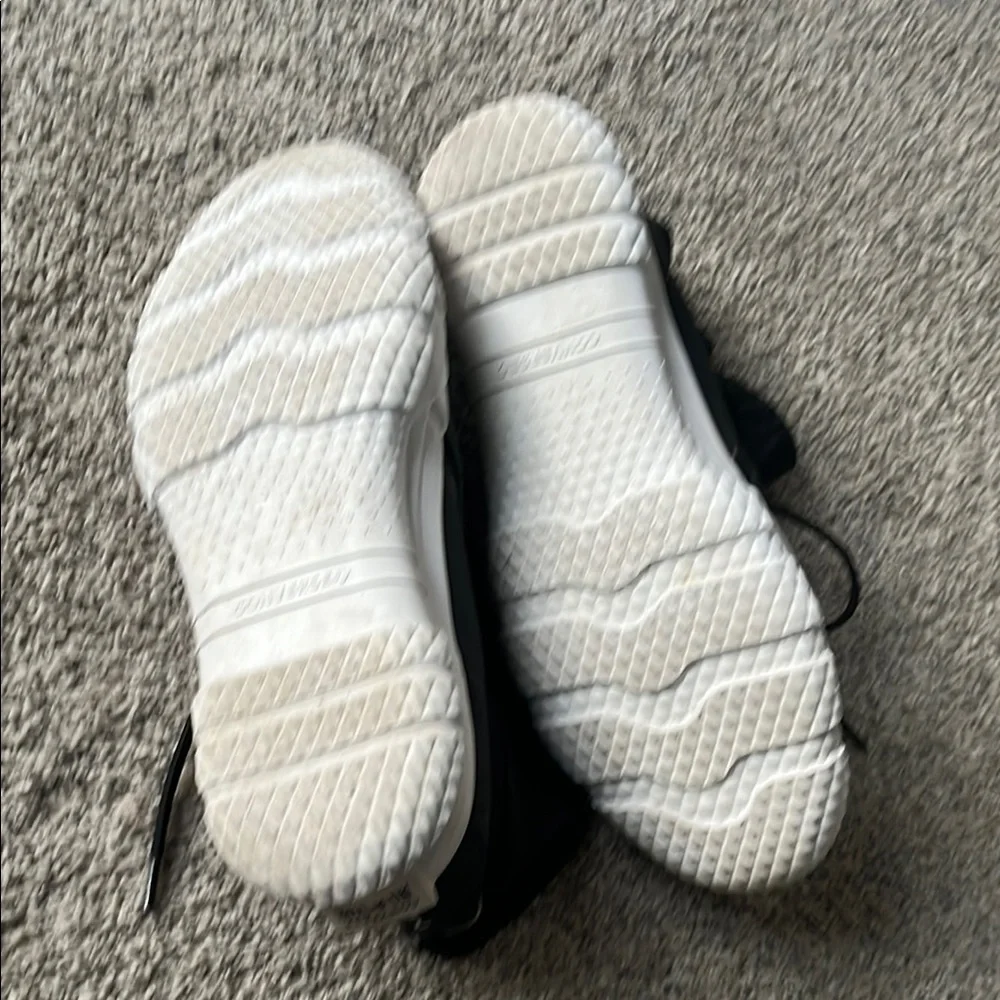 Converse All-Star Black and White High-Top Athletic Shoes - Picture 6 of 8